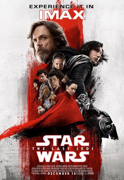 1000 piece jigsaw puzzle for the movie poster: Star Wars: The Last Jedi (2017) ver15