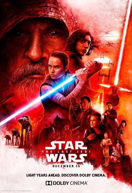 1000 piece jigsaw puzzle for the movie poster: Star Wars: The Last Jedi (2017) ver16