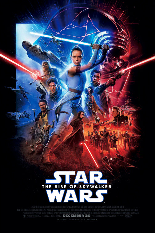 1000 piece jigsaw puzzle for the movie poster: Star Wars: The Rise of Skywalker (2019) ver20