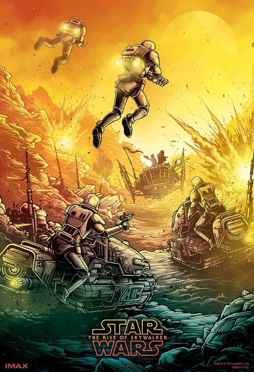 1000 piece jigsaw puzzle for the movie poster: Star Wars: The Rise of Skywalker (2019) ver27