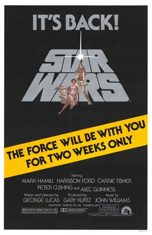the movie poster: Star Wars (1977) ver10