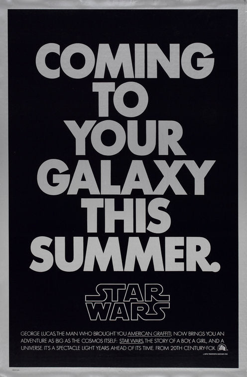 1000 piece jigsaw puzzle for the movie poster: Star Wars (1977) ver15