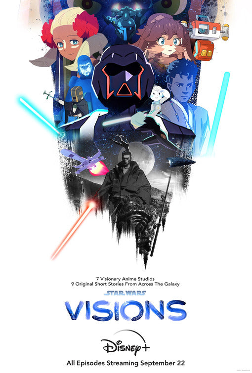 1000 piece jigsaw puzzle for tv poster: Star Wars: Visions
