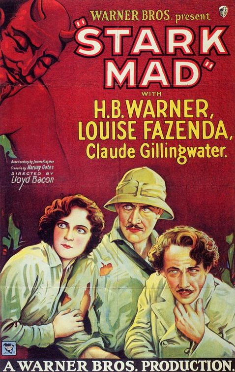 the movie poster: Stark Mad (1929)