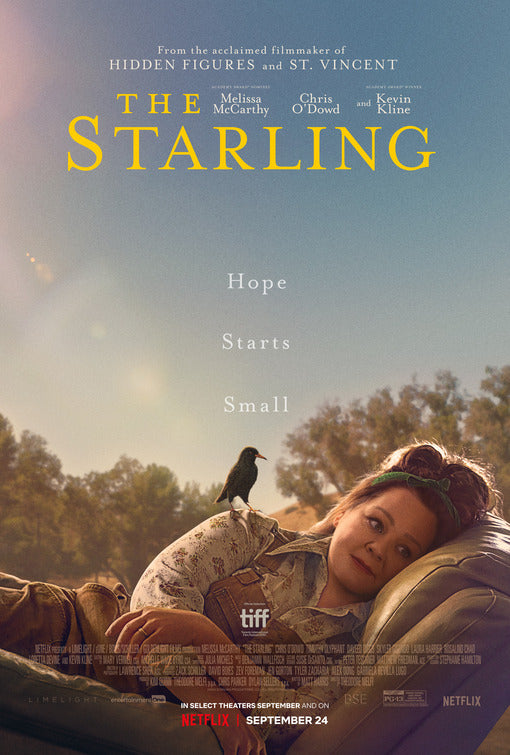 1000 piece jigsaw puzzle for the movie poster: The Starling (2021)