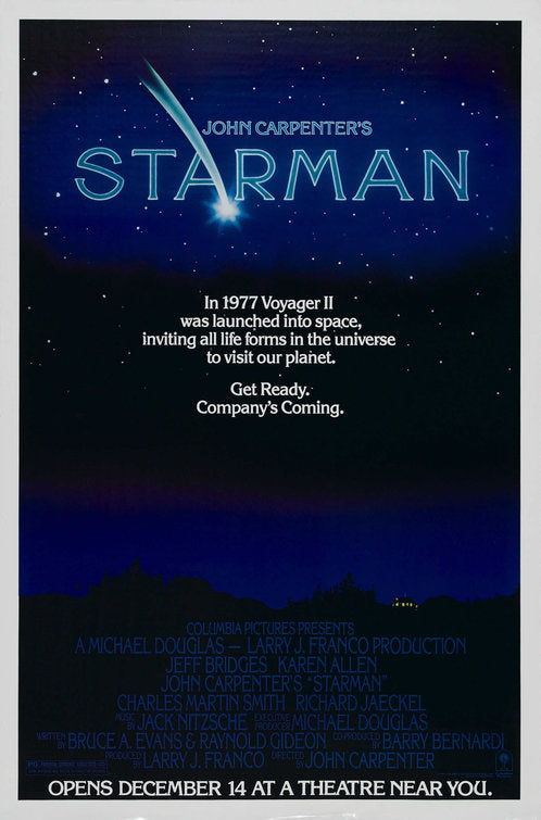 1000 piece jigsaw puzzle for the movie poster: Starman (1984) ver1