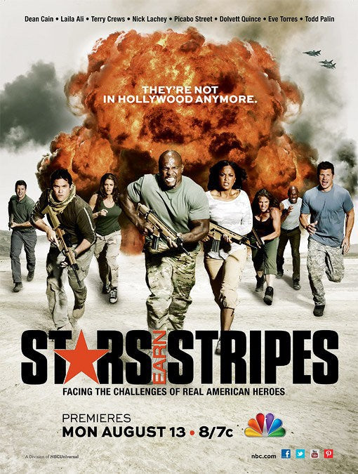 1000 piece jigsaw puzzle for tv poster: Stars Earn Stripes