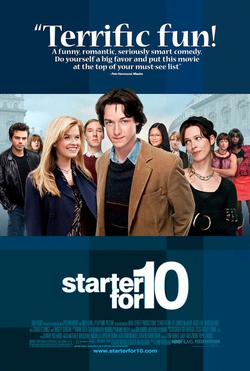 1000 piece jigsaw puzzle for the movie poster: Starter for 10 (2007)