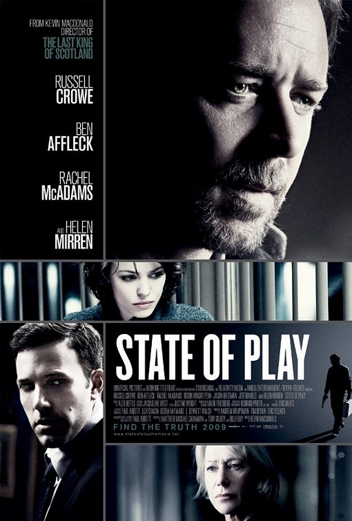 the movie poster: State of Play (2009)