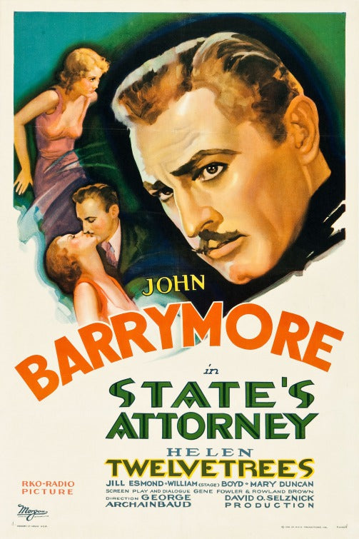 1000 piece jigsaw puzzle for the movie poster: State's Attorney (1932)