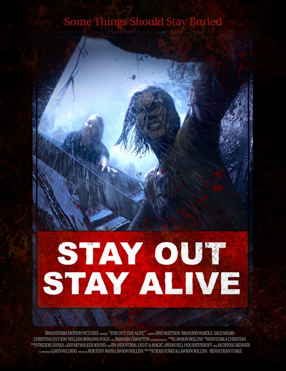 1000 piece jigsaw puzzle for the movie poster: Stay Out Stay Alive (2019)