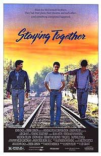 the movie poster: Staying Together (1989)