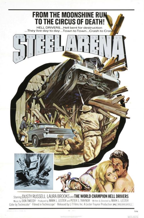 the movie poster: Steel Arena (1973)