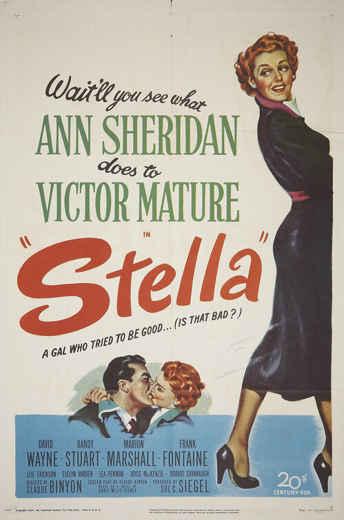 1000 piece jigsaw puzzle for the movie poster: Stella (1950)