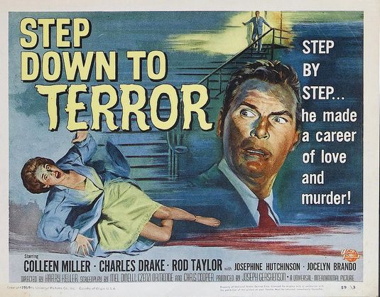 the movie poster: Step Down to Terror (1958)