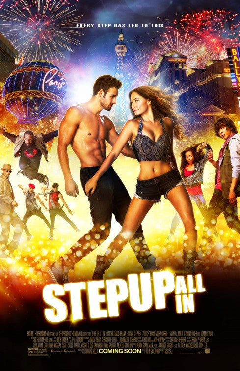 1000 piece jigsaw puzzle for the movie poster: Step Up: All In (2014)
