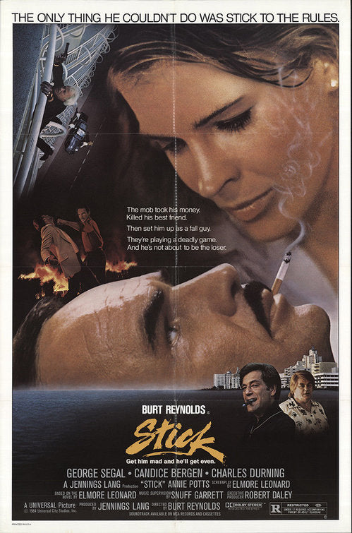 the movie poster: Stick (1985)