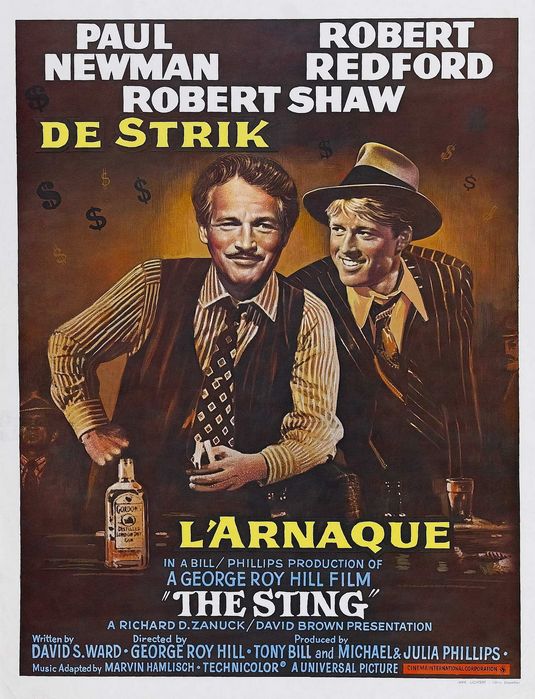 the movie poster: The Sting (1973) ver4