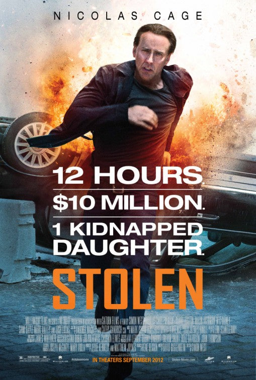 1000 piece jigsaw puzzle for the movie poster: Stolen (2012)