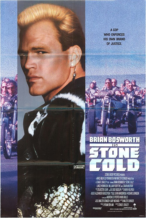 the movie poster: Stone Cold (1991)