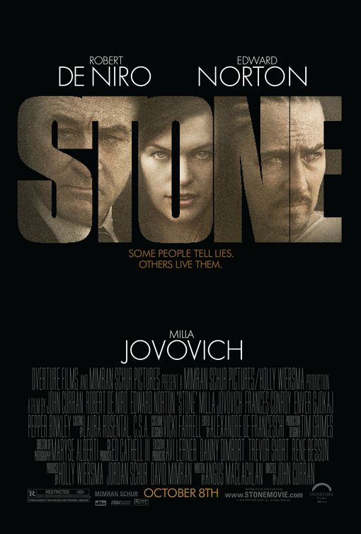 1000 piece jigsaw puzzle for the movie poster: Stone (2010) ver2