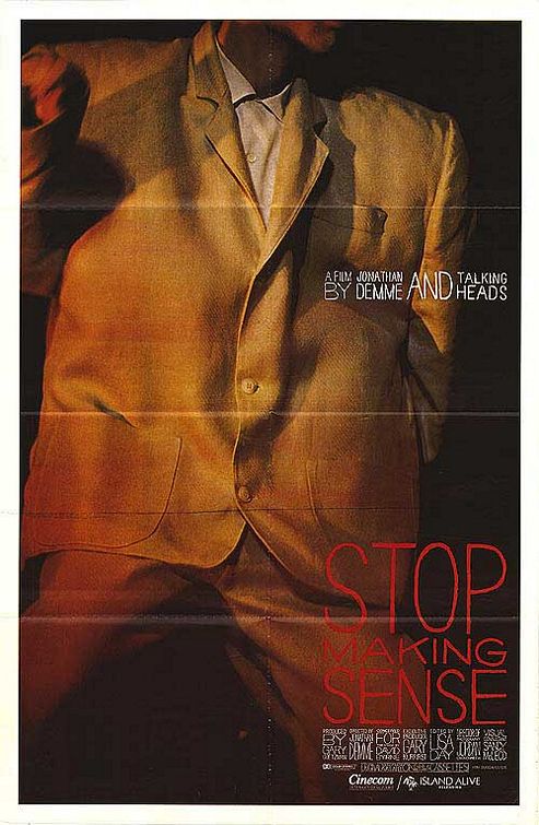 the movie poster: Stop Making Sense (1984)