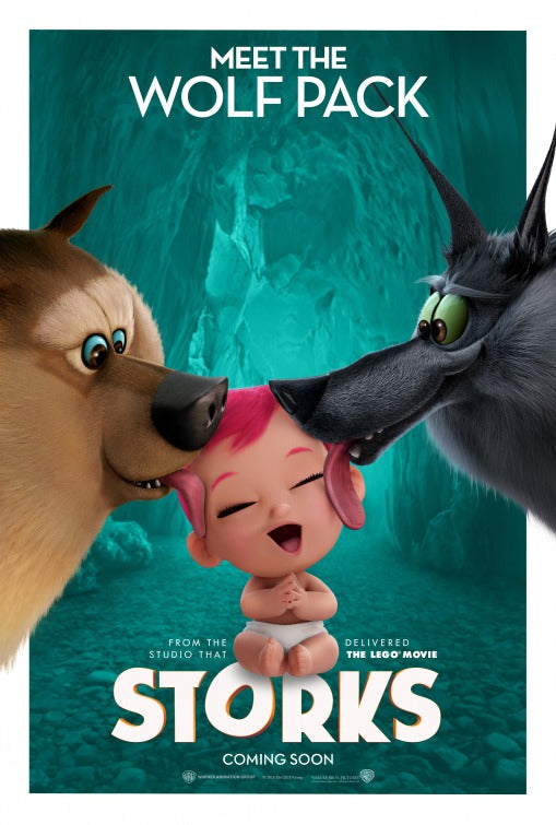 1000 piece jigsaw puzzle for the movie poster: Storks (2016) ver10