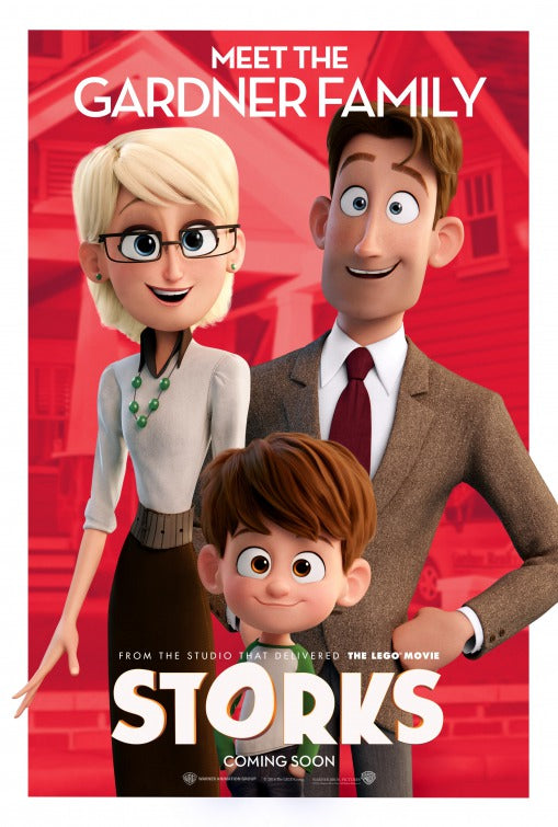 1000 piece jigsaw puzzle for the movie poster: Storks (2016) ver4