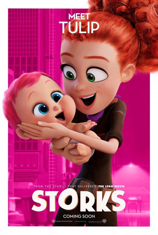 1000 piece jigsaw puzzle for the movie poster: Storks (2016) ver9