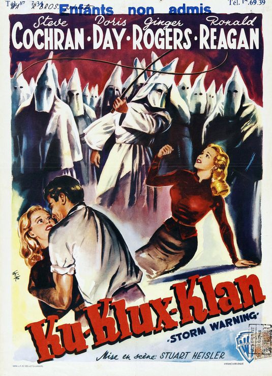 the movie poster: Storm Warning (1951) ver2