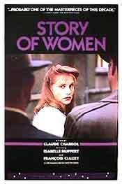 the movie poster: The Story of Women (1989)