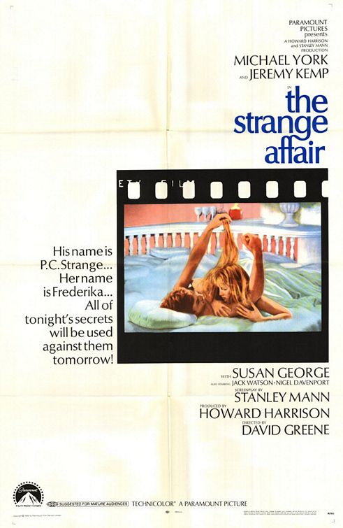 the movie poster: The Strange Affair (1968)