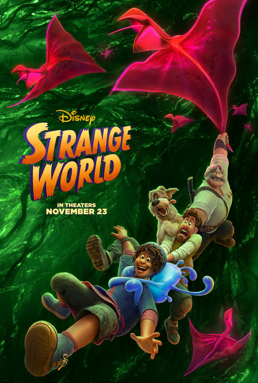 1000 piece jigsaw puzzle for the movie poster: Strange World (2022) ver2