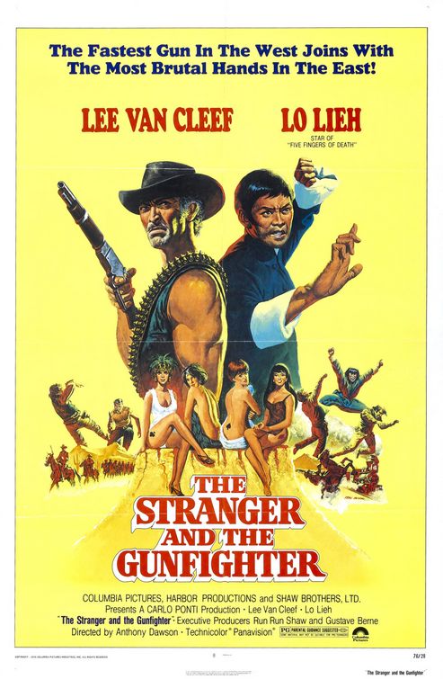 the movie poster: The Stranger and the Gunfighter (1976)