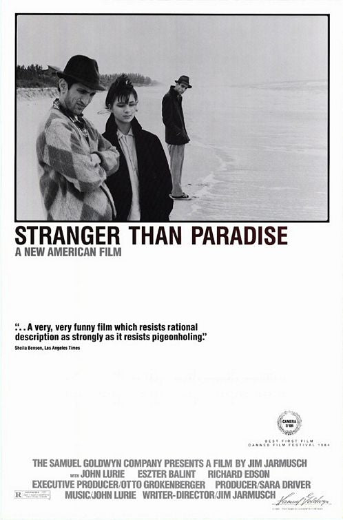 the movie poster: Stranger Than Paradise (1984)