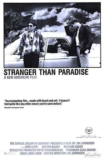 the movie poster: Stranger Than Paradise (1984) ver2