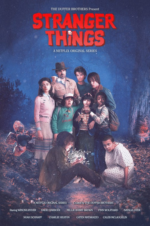 1000 piece jigsaw puzzle for tv poster: Stranger Things, ver23