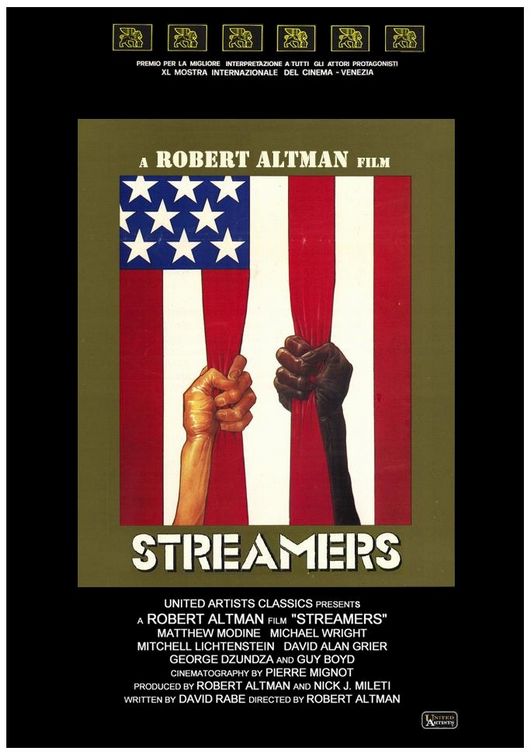 the movie poster: Streamers (1983) ver2