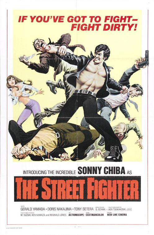 the movie poster: The Street Fighter (1974)
