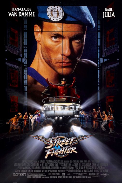 1000 piece jigsaw puzzle for the movie poster: Street Fighter (1994)