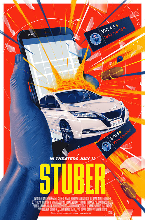 1000 piece jigsaw puzzle for the movie poster: Stuber (2019) ver5