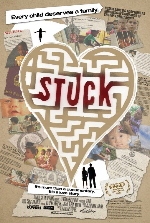 1000 piece jigsaw puzzle for the movie poster: Stuck (2013)