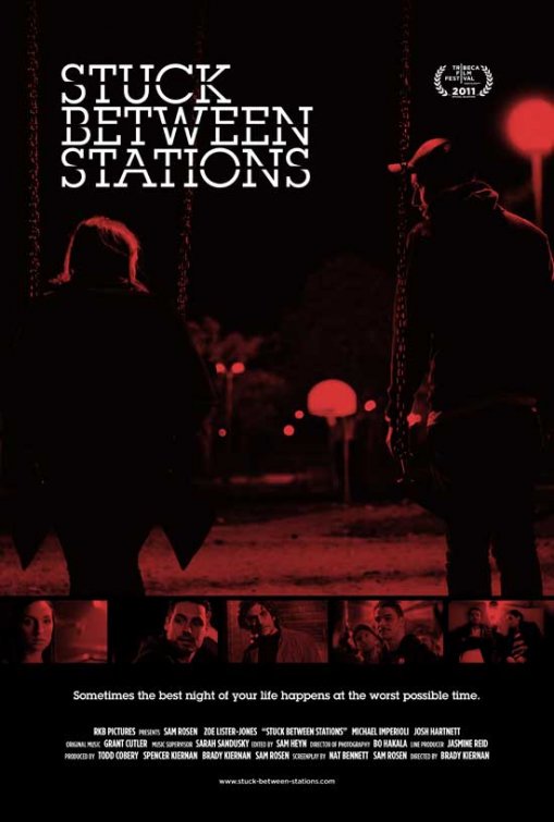 1000 piece jigsaw puzzle for the movie poster: Stuck Between Stations (2011)