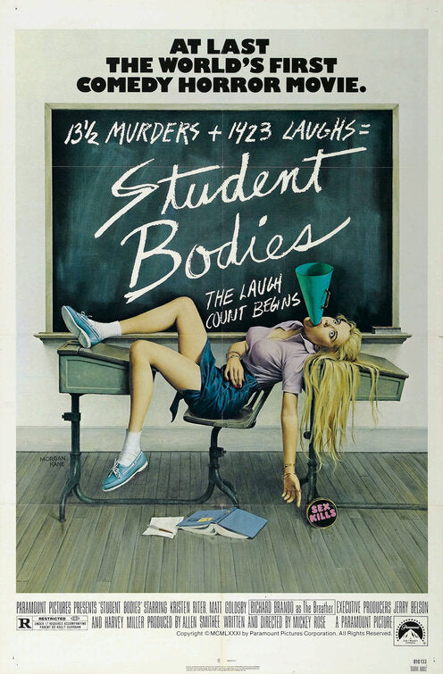 the movie poster: Student Bodies (1981)