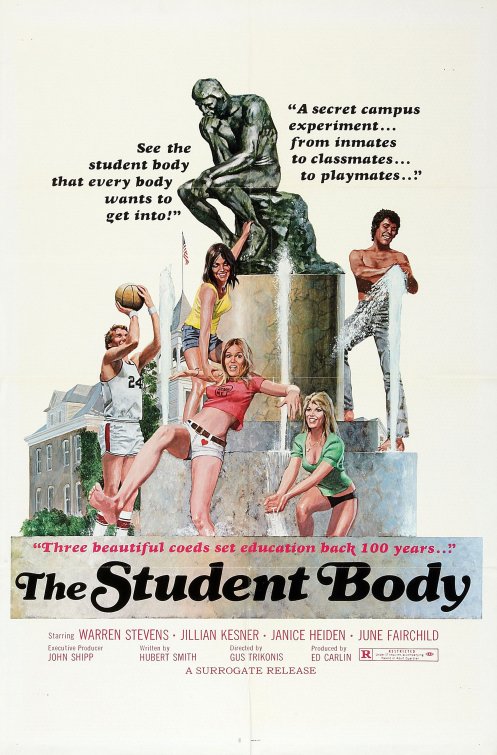 1000 piece jigsaw puzzle for the movie poster: The Student Body (1976)