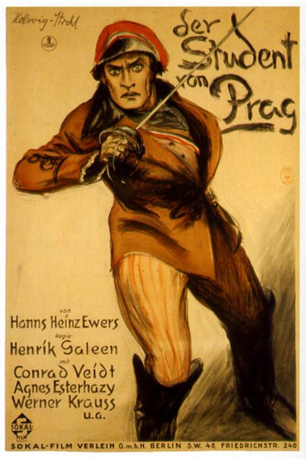 the movie poster: The Student of Prague (1929)