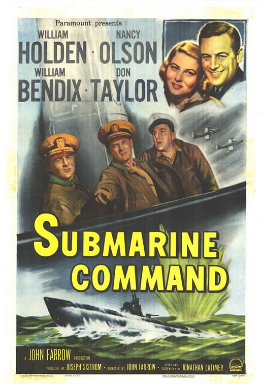 the movie poster: Submarine Command (1951)