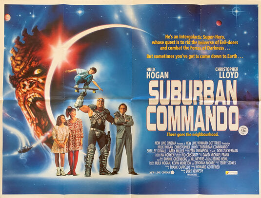 1000 piece jigsaw puzzle for the movie poster: Suburban Commando (1991) ver2