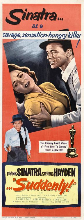 the movie poster: Suddenly (1954) ver2