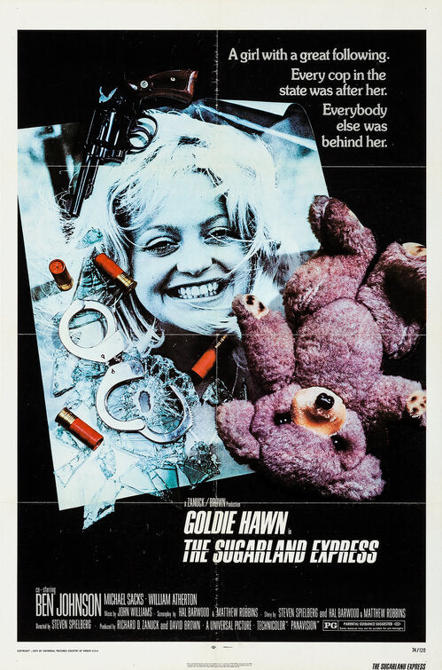 the movie poster: The Sugarland Express (1974)